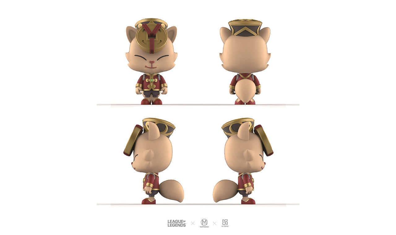 英雄联盟招财进宝提莫手办 | 潮玩设计