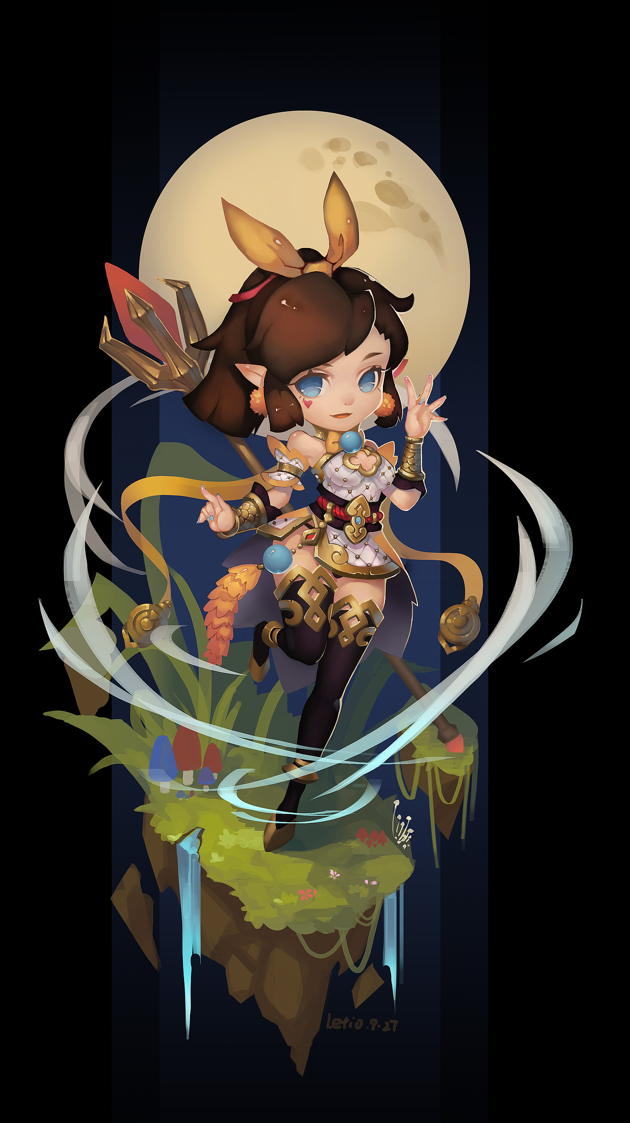 蓝铅笔 | 麻袋choco q版造型