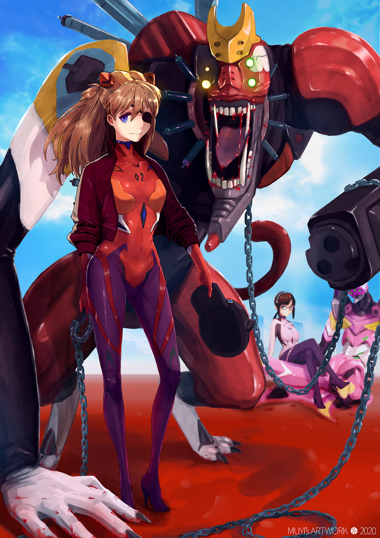 eva|插画|商业插画|穆壹muyi_原创作品-站酷zcool