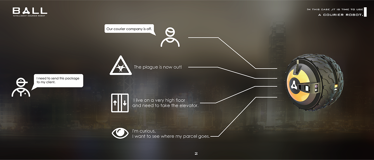 智能速递机器人