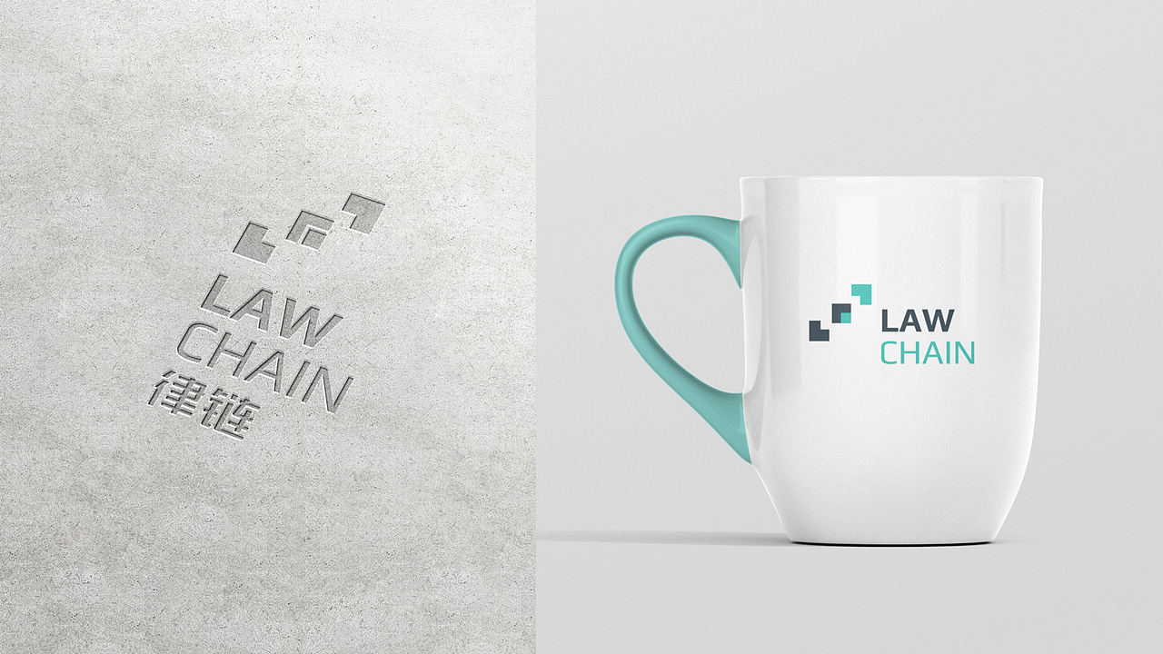 律师logo 律师 区块链vi 金融logo LawChain