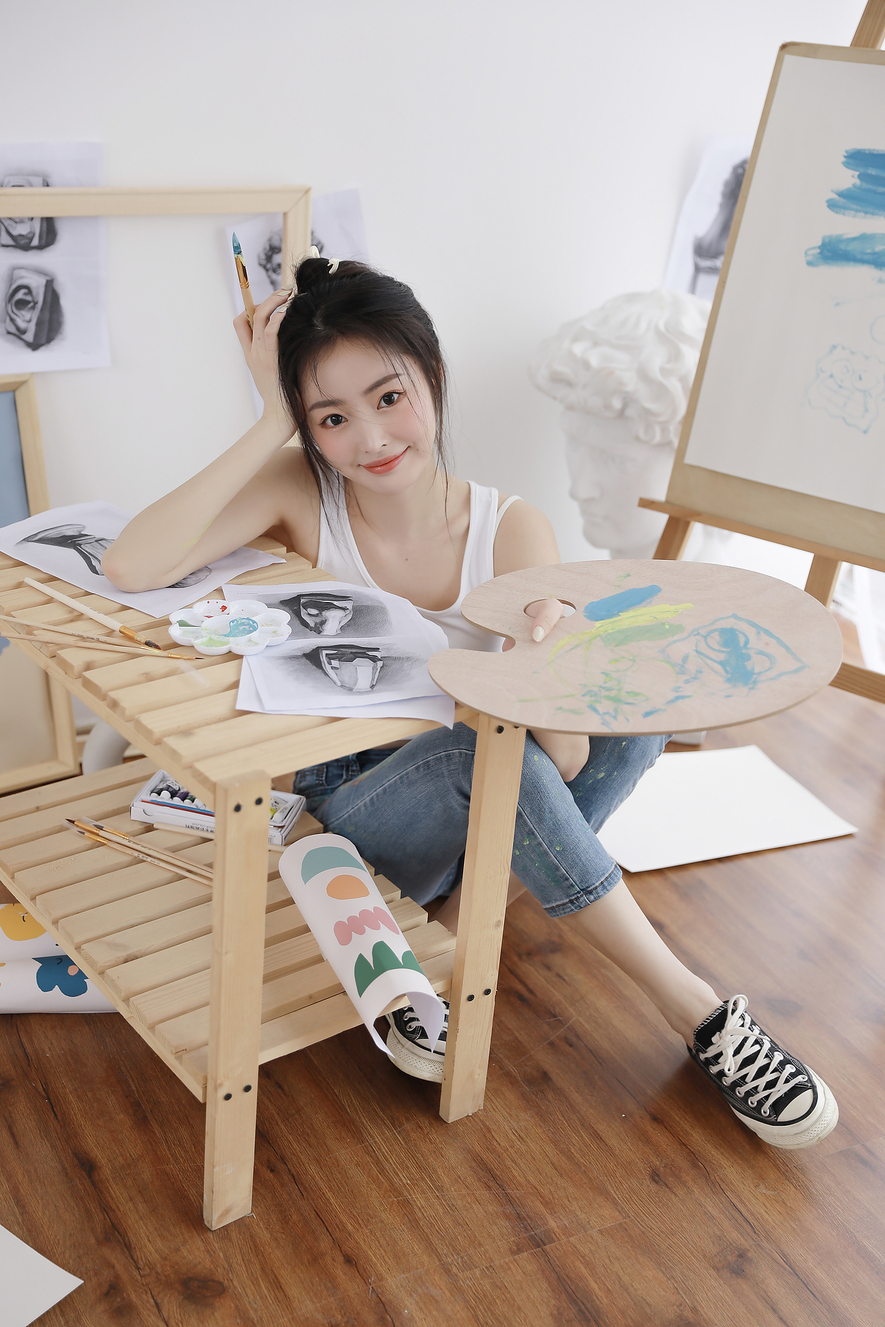 小朋友只负责美丽就好🎨|画室少女写真