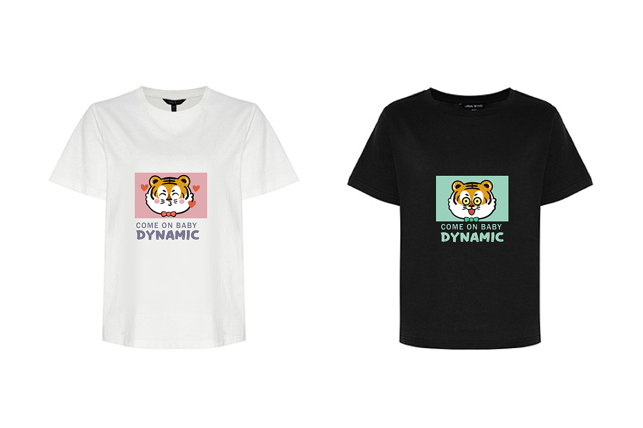 阿茹插画虎表情包 T恤效果图样稿热转印烫画贴定制插画（图ZMjUzMzI0OTcy） - 商业插画 - 站酷设计师阿茹生肖IP原创素材 - 站酷ZCOOL