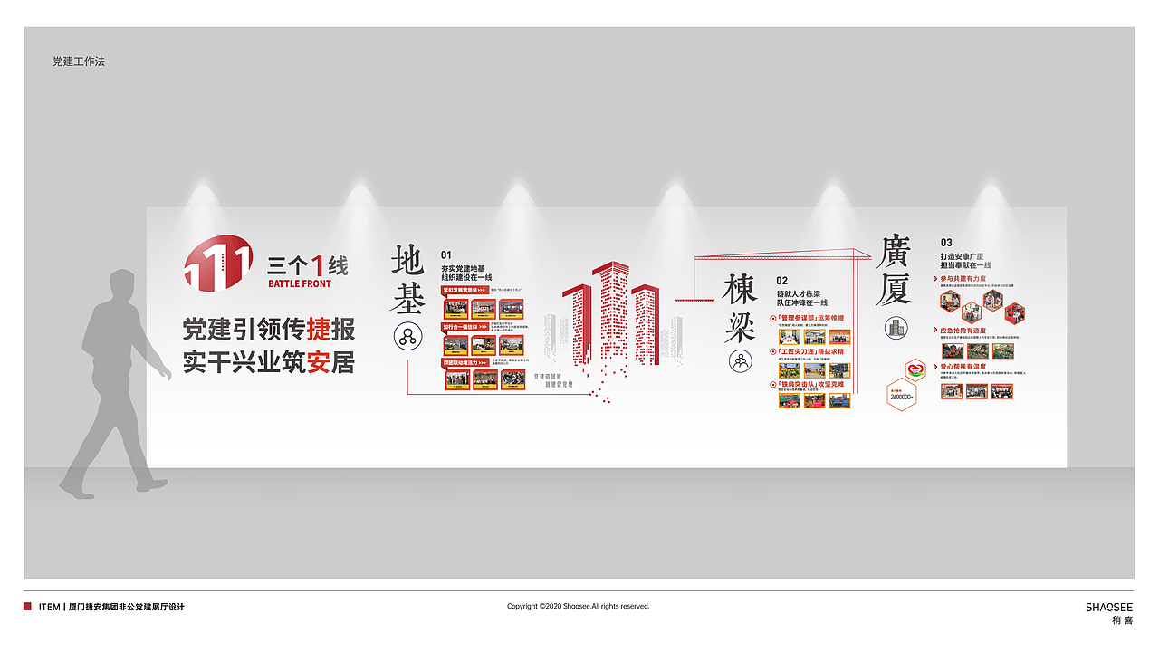 厦门非公党建展厅设计 捷安集团企业空间设计 By稍喜（图ZMjg2NTU4OTI0） - 其他空间 - 站酷设计师稍喜公共空间原创素材 - 站酷ZCOOL