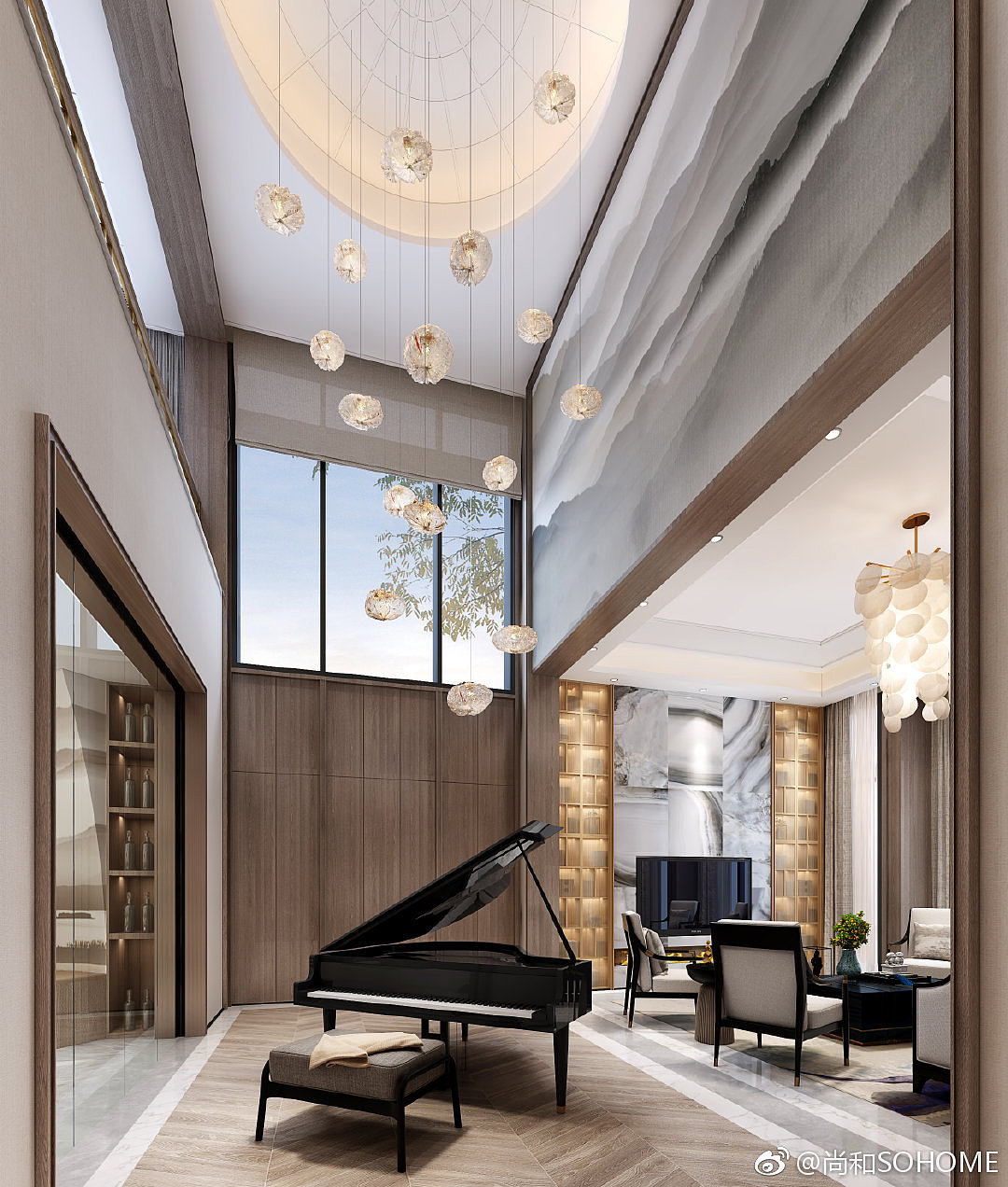 浙江安吉尚和新中式院墅●归素（图ZMTQyNjYwMTUy） - 家装设计 - 站酷设计师尚和SOHOME原创素材 - 站酷ZCOOL