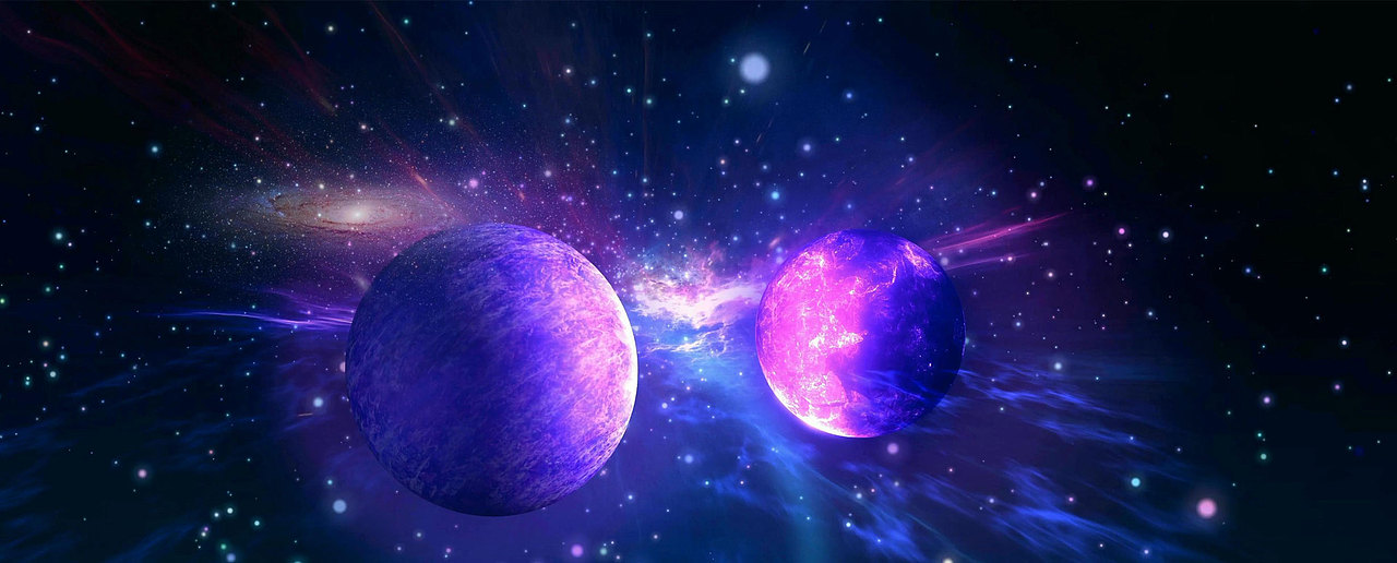 秘境星空秀主题全息投影素材