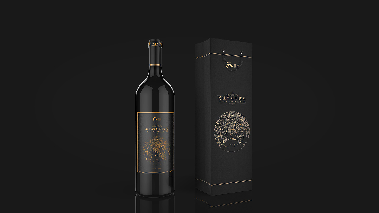 meixin papaya enzyme包装设计