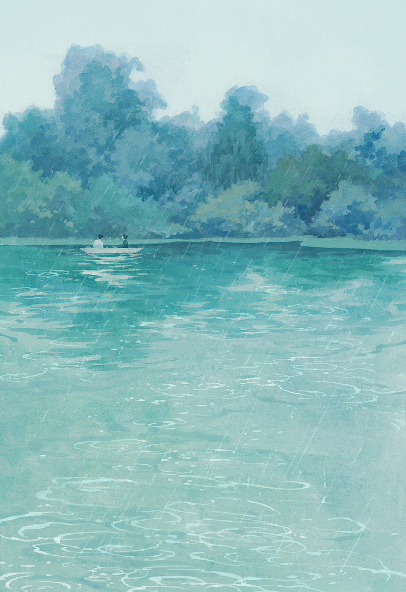 果麦文化《河上一周》封面设计及内插