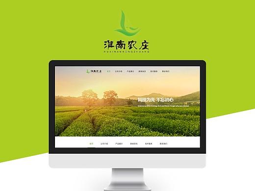 淮南农庄官网页面设计