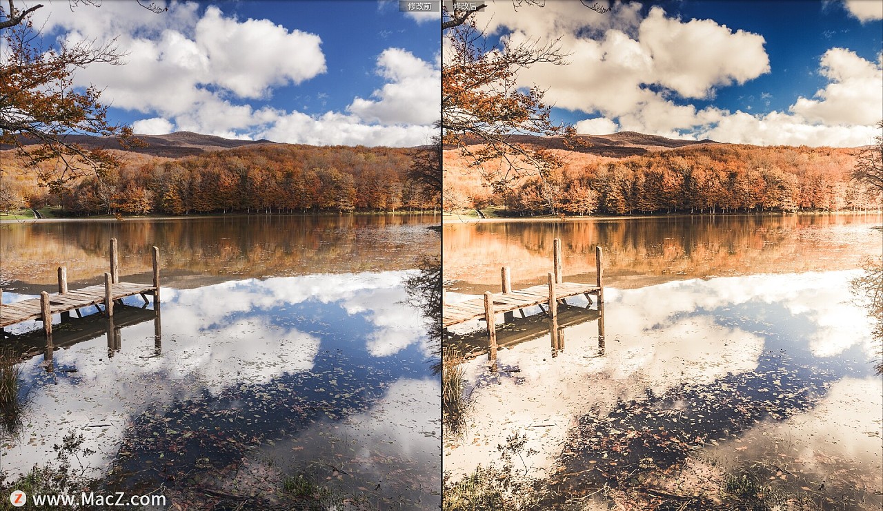 浓厚秋天气息风光摄影lightroom预设