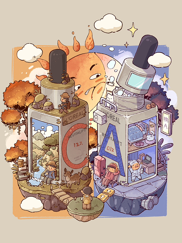 场景插画大杂烩（2023篇）（图ZMzYxODM3Mzgw） - 商业插画 - 站酷设计师无聊铅笔头原创素材 - 站酷ZCOOL