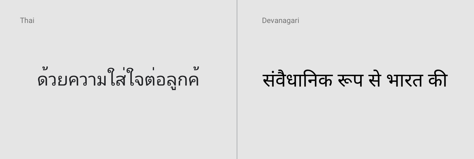 3 语言支持高形字体注意事项 noto支持南亚,东南亚以及中东地区语言