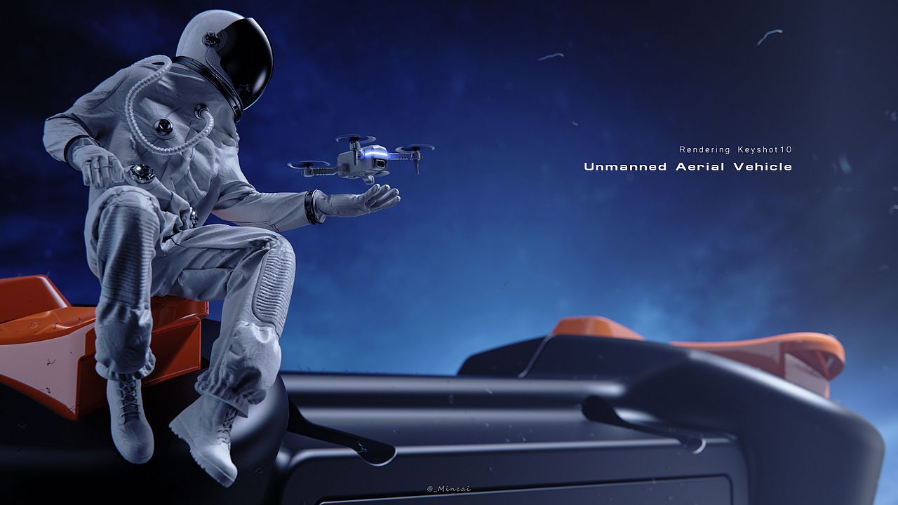 无人机Rendering - Keyshot10.1