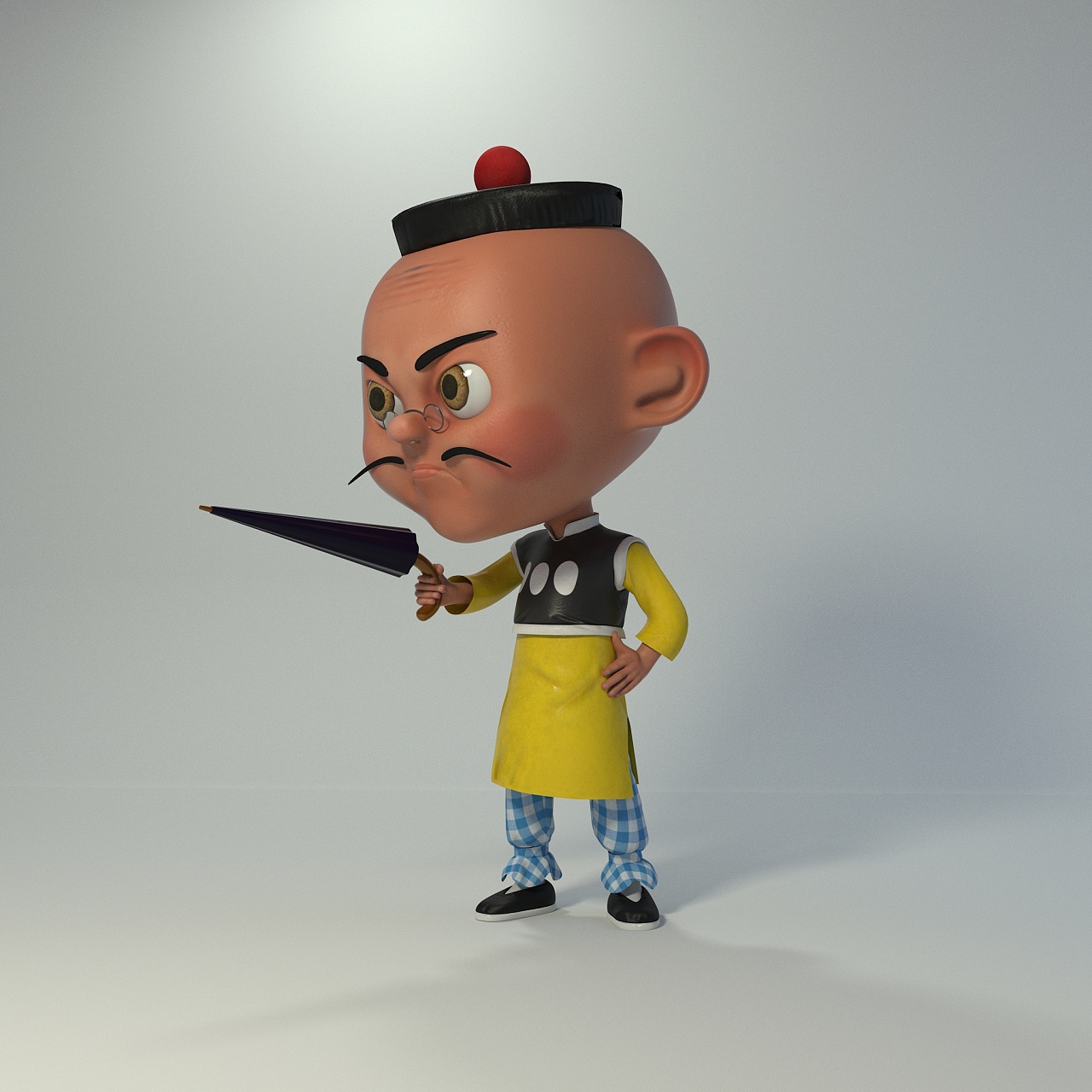 夫子准备参加cgwan的比赛 做完才发现不能做暴力血腥的所有做了个q版!