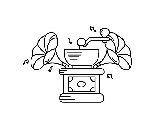 锐咖啡贴纸设计