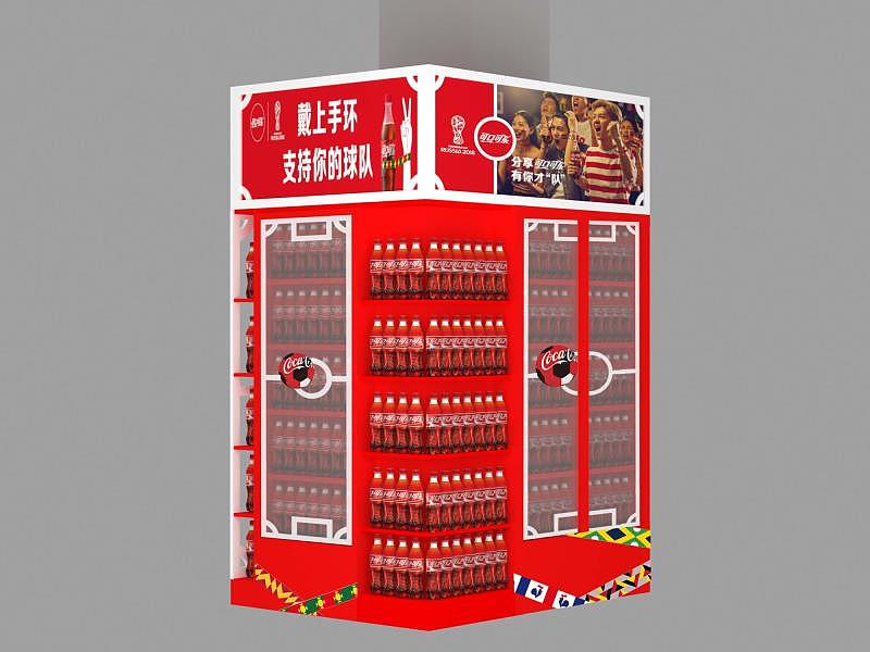 超市包柱陈列设计