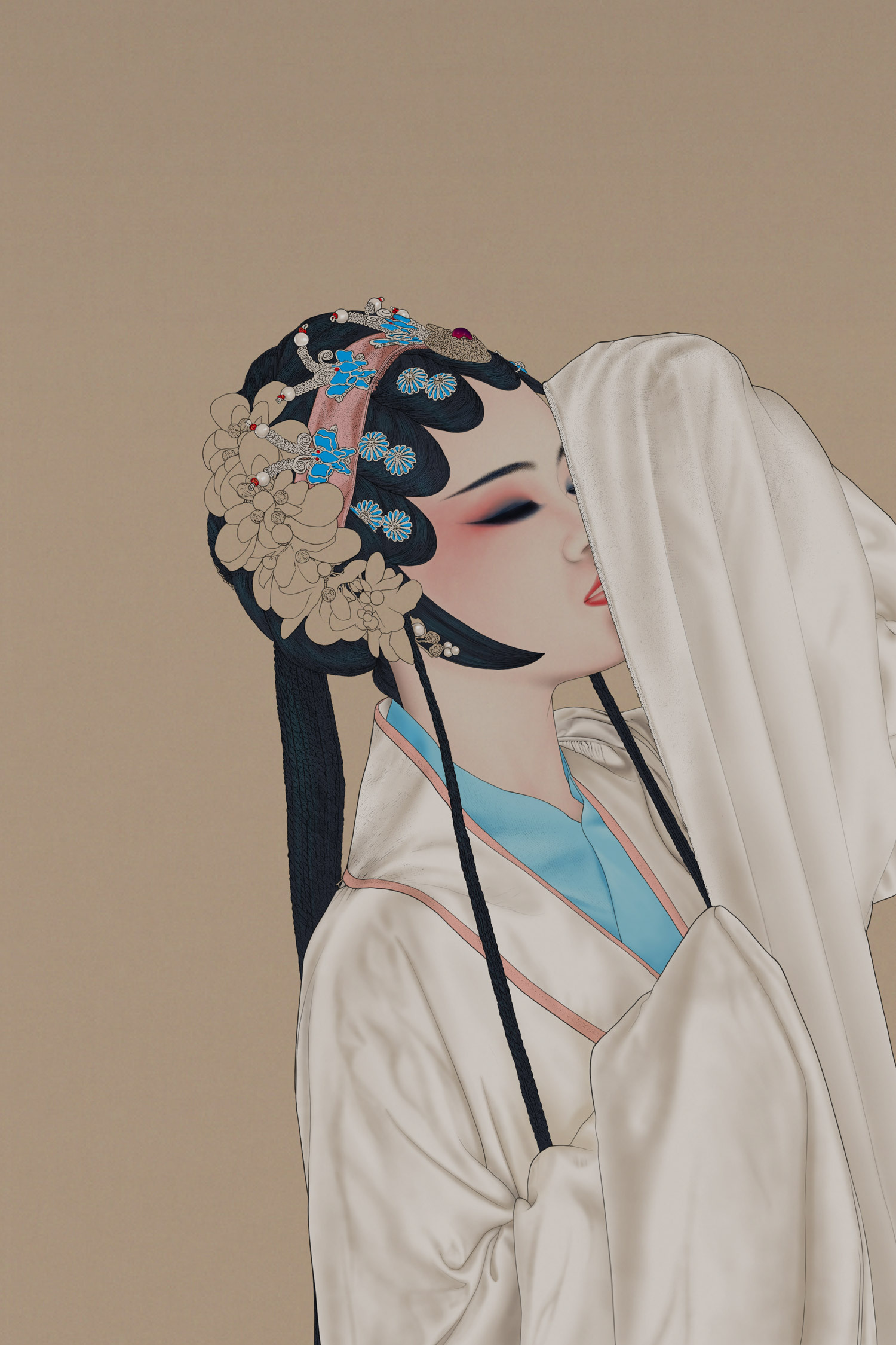 戏曲人物画,未完待续