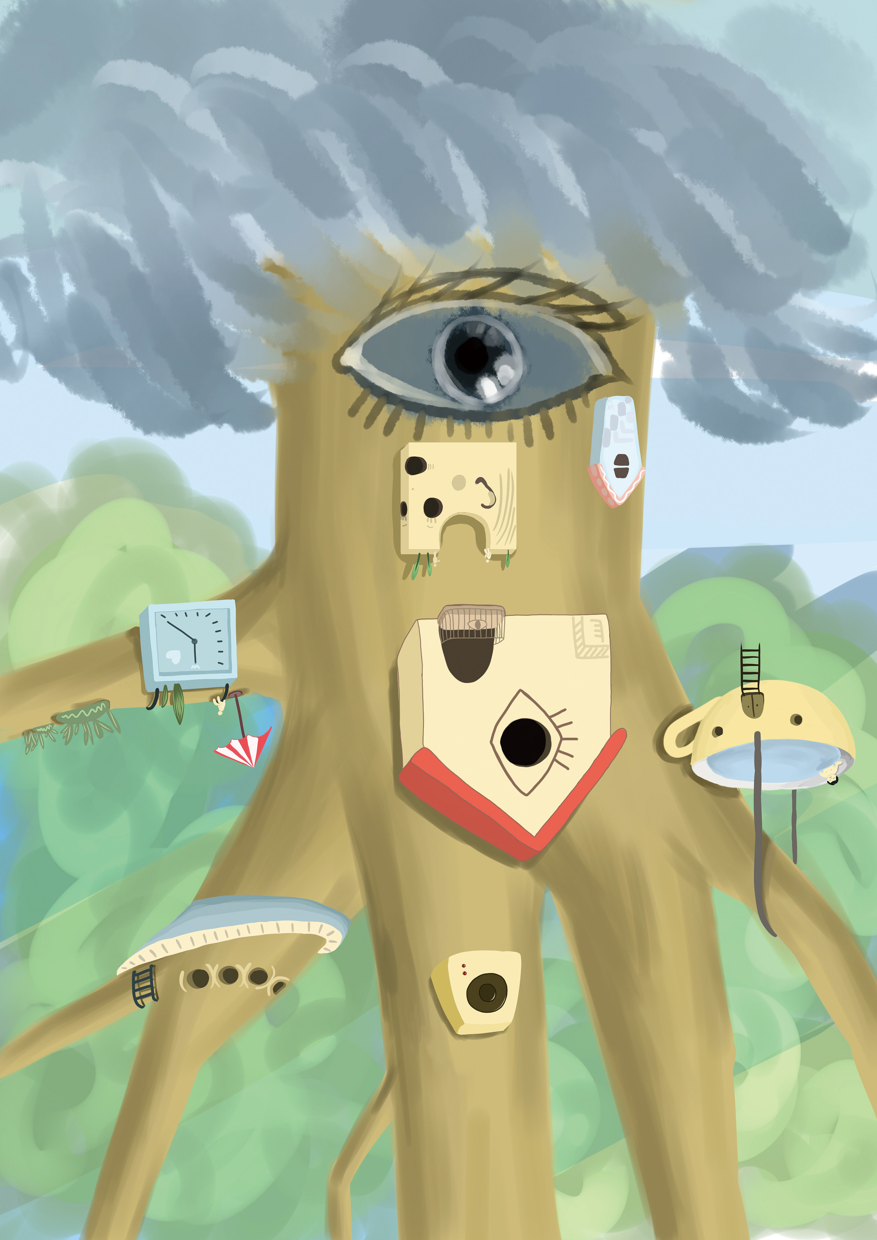 奇幻城市|插画|插画习作|tinylxx - 原创作品 - 站酷 (zcool)