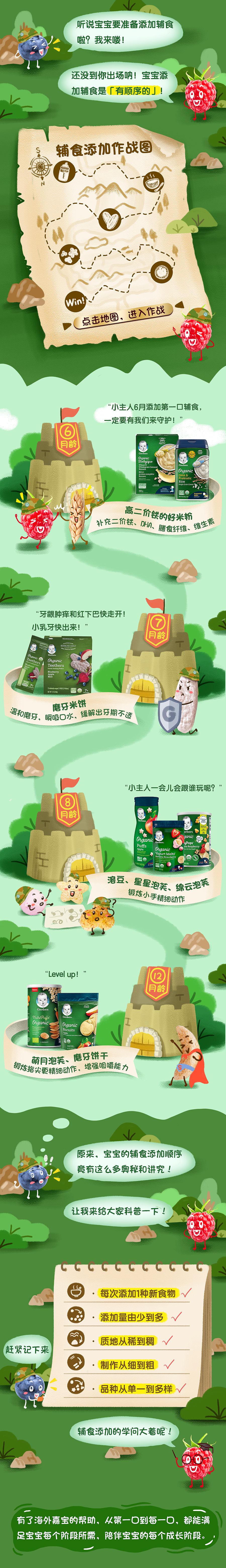 嘉宝有机辅食微信推文设计210319（图ZMjQ5NTE0OTUy） - 商业插画 - 站酷设计师怪兽很瘦原创素材 - 站酷ZCOOL