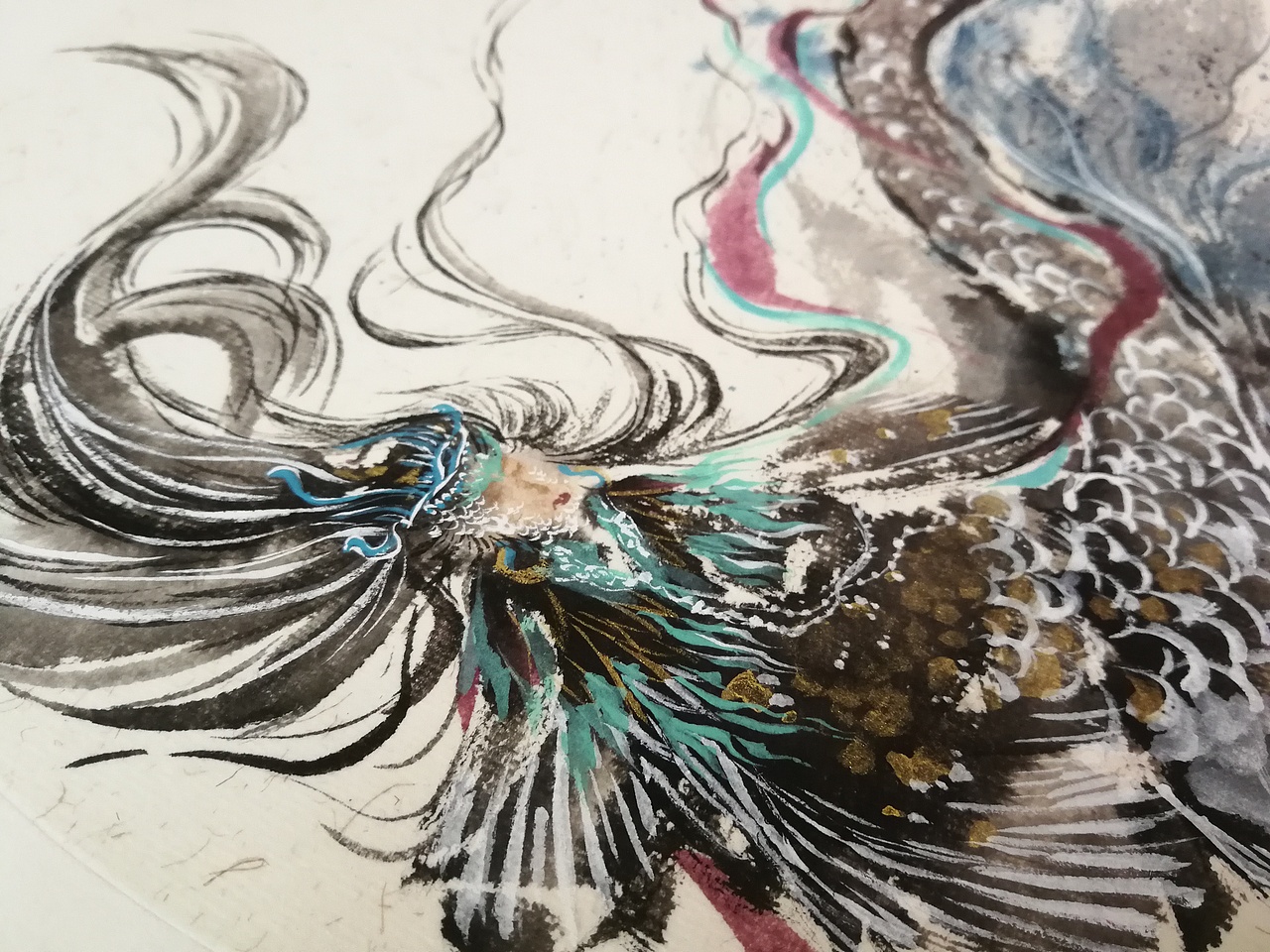 人鱼（图ZMTc3NzcwNTE2） - 创作习作 - 站酷设计师如斯_Daisy原创素材 - 站酷ZCOOL