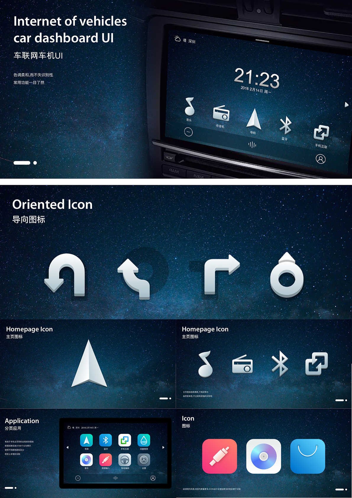 车联网车机UI设计整理