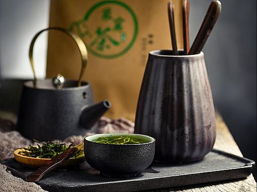 一款 绿茶 拍摄