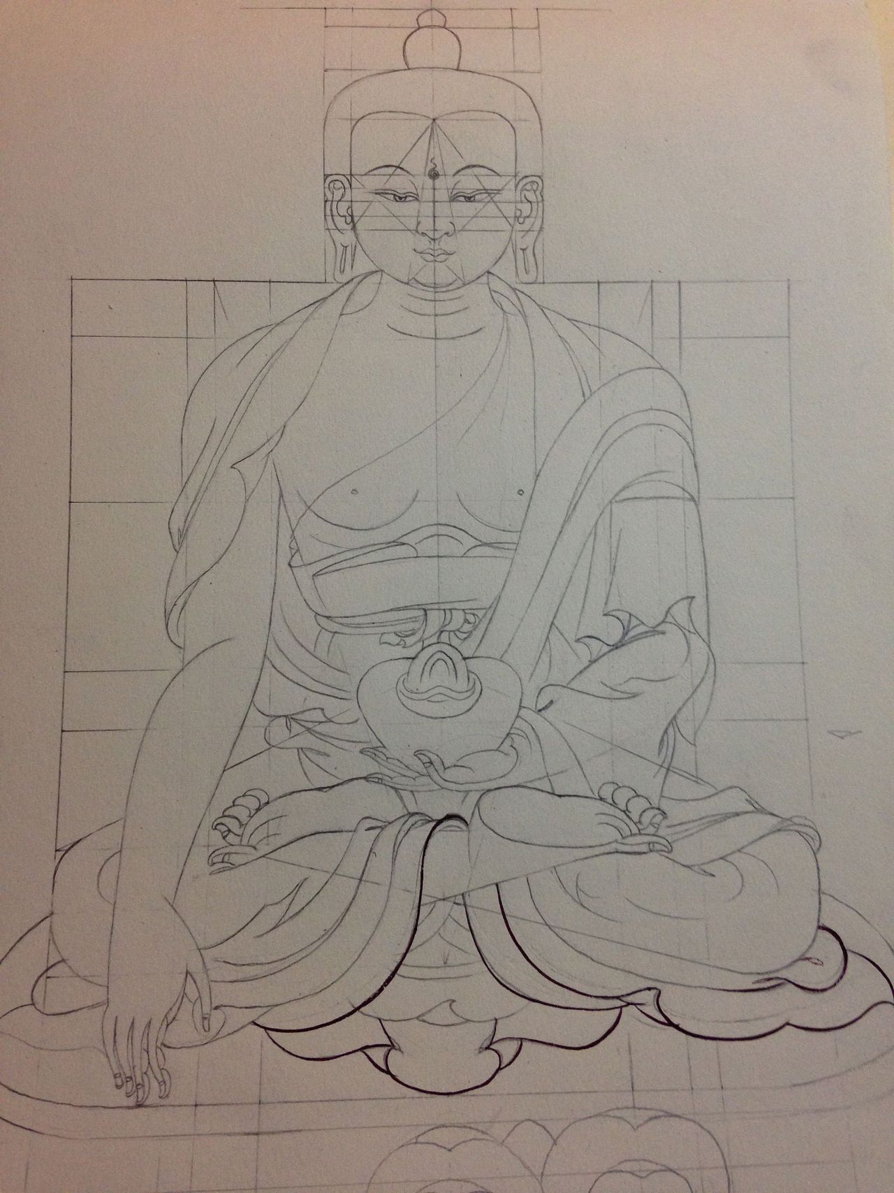 线描唐卡