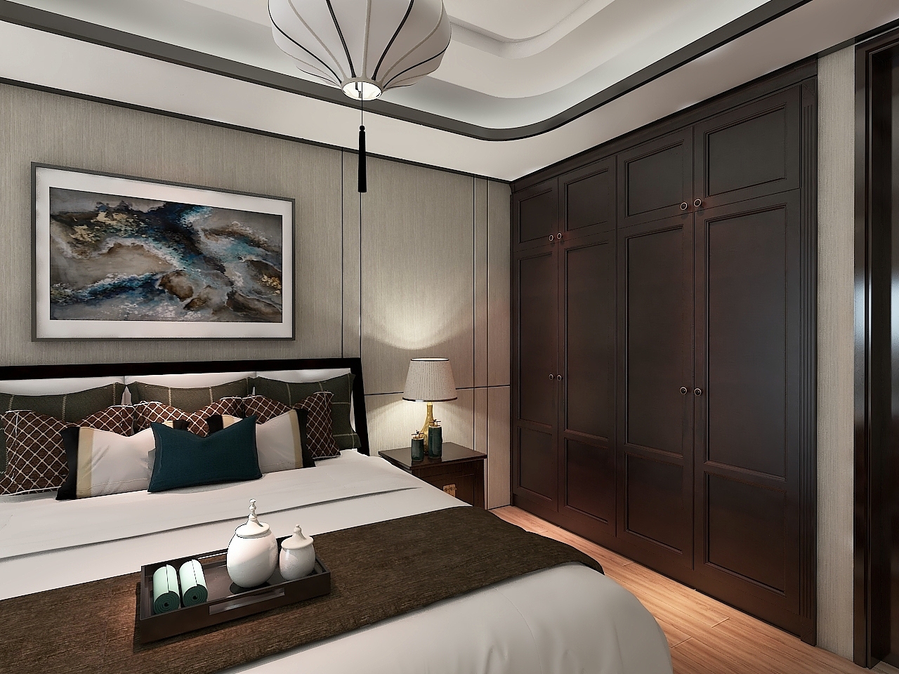 新中式室内（图ZMTQ3MDY5OTMy） - 家装设计 - 站酷设计师KEELYZHENG原创素材 - 站酷ZCOOL