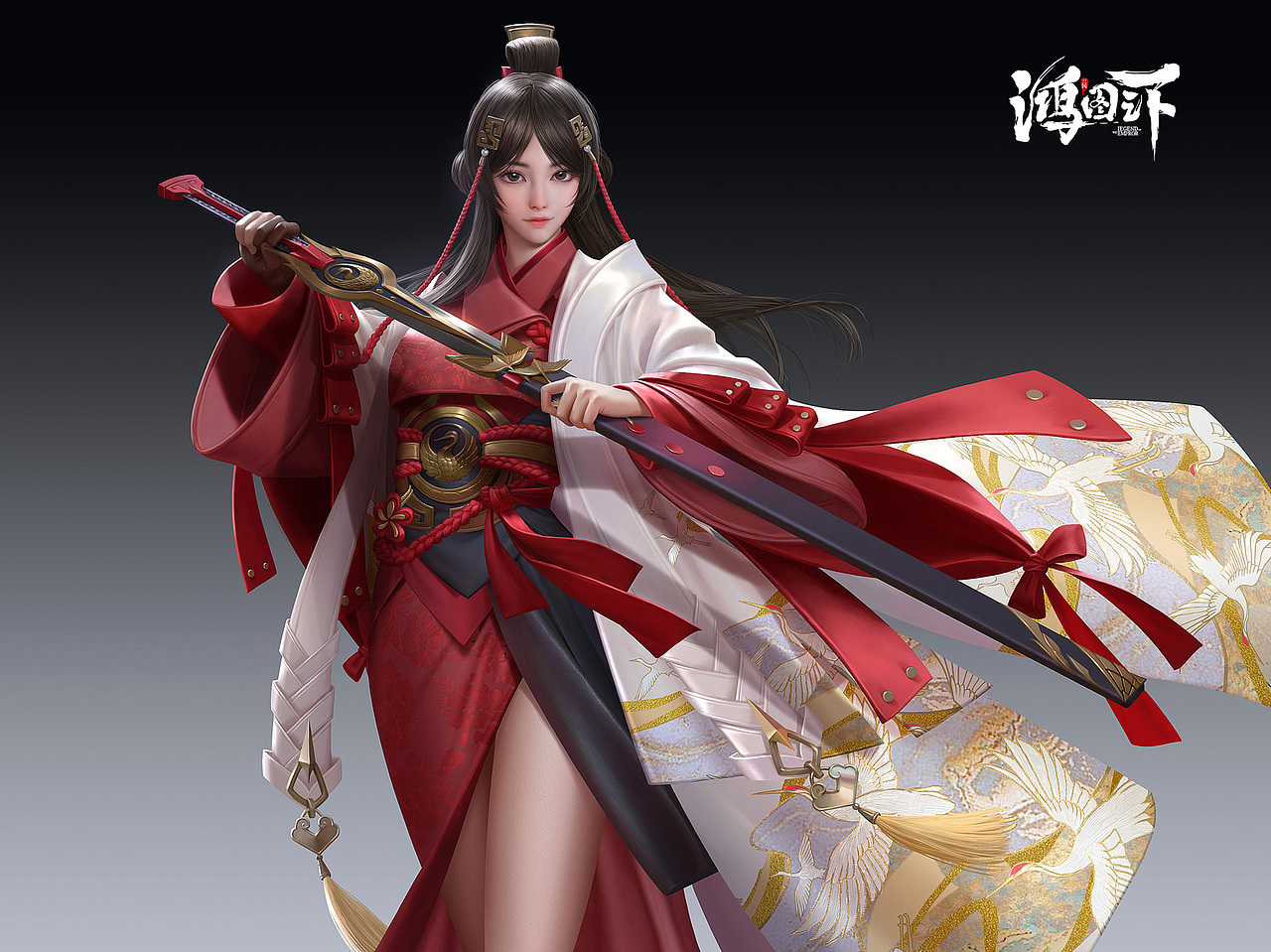 为游戏《鸿图之下》绘制的角色插图