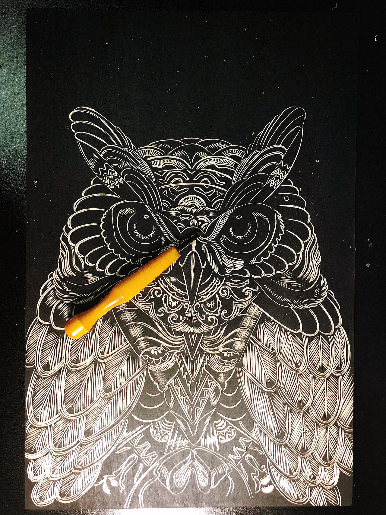 纯手工木刻版画