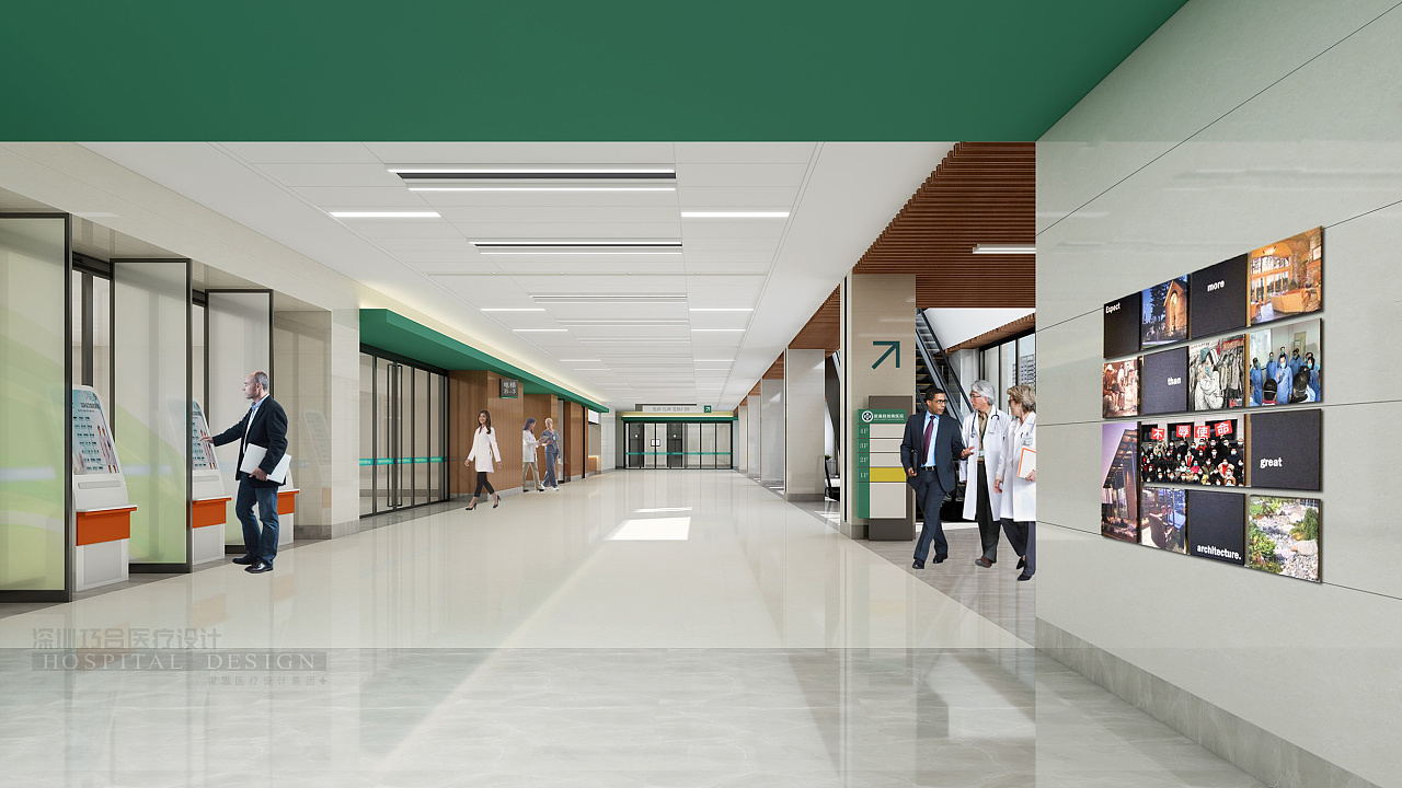设计效果图丨二甲综合性医院一期工程14万平米