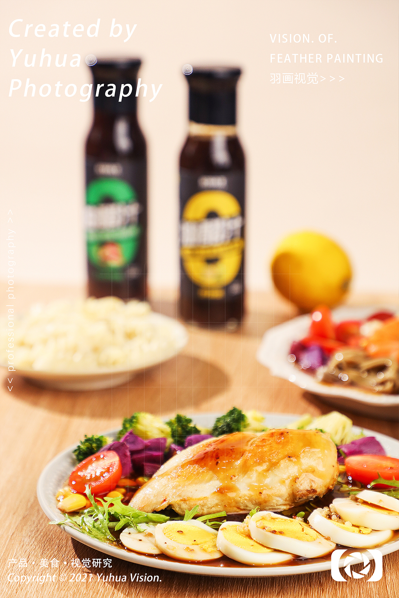 日式风味油醋汁轻食简餐低脂鸡胸肉荞麦面蔬菜沙拉大虾（图ZMjkxNzY1NzIw） - 产品摄影 - 站酷设计师YUHUA羽画原创素材 - 站酷ZCOOL