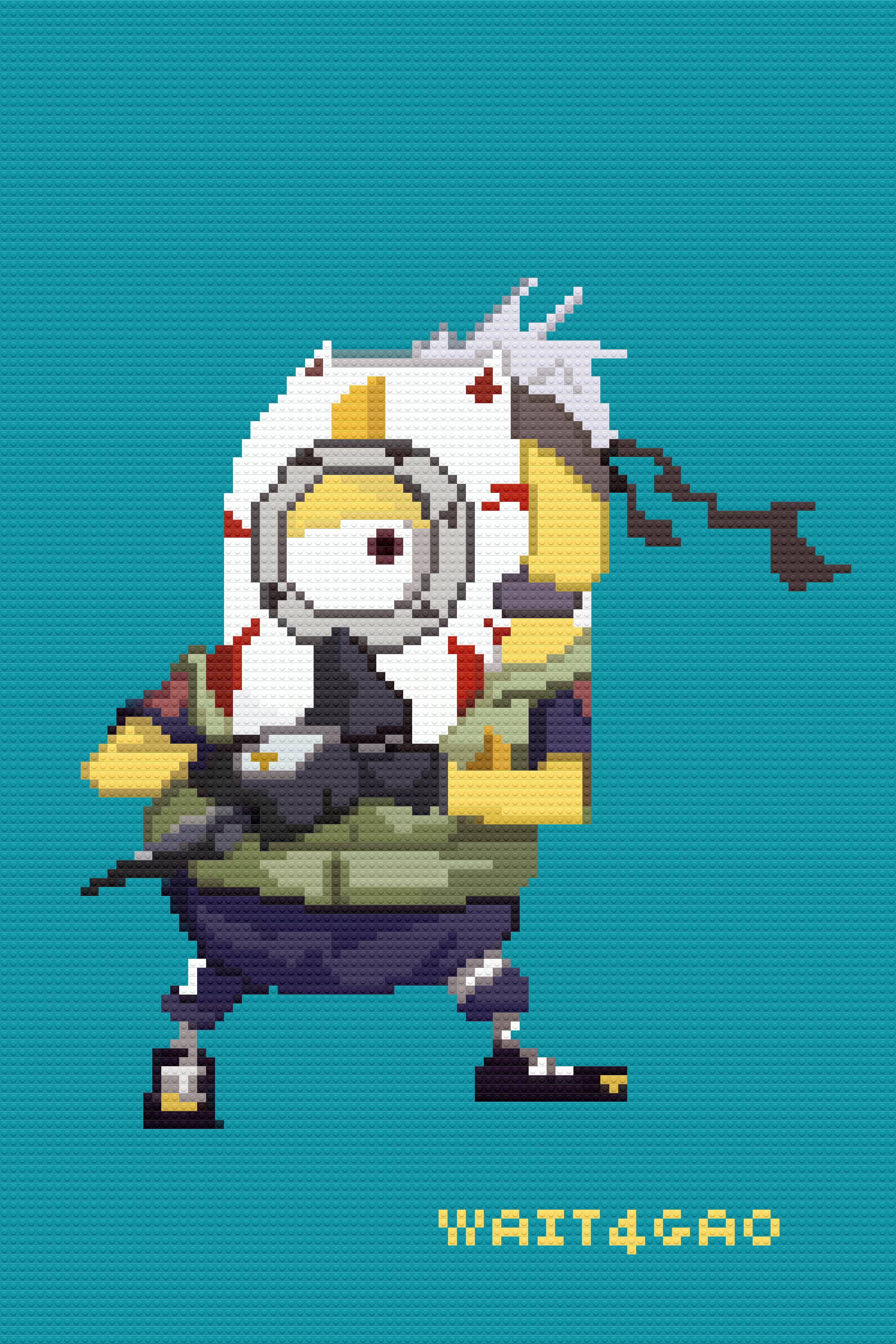 乐高像素小黄人火影?