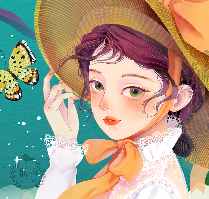 春天是甜甜的草莓味儿~（图ZMjQ3NTI2NDQw） - 商业插画 - 站酷设计师斯丹在画画原创素材 - 站酷ZCOOL