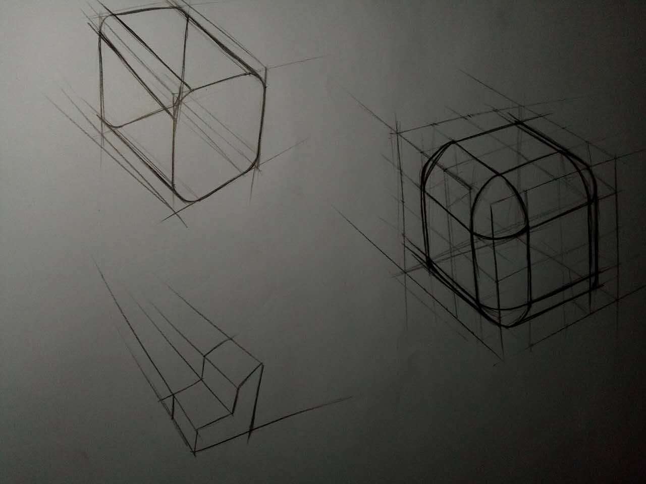 倒角倒角,掌握了方法画起来比昨天顺溜多了