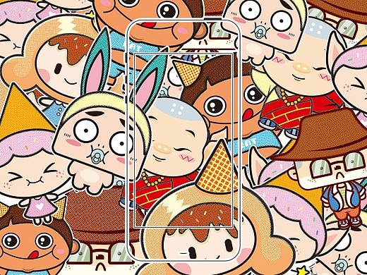 萌趣手機殼（個人主頁-ZMjUwNzU1MjQ=） - 創(chuàng)作習作 - 站酷設計師楊不錯原創(chuàng)素材 - 站酷ZCOOL