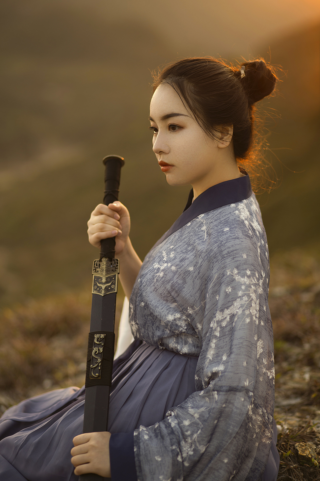 侠客 汉服古风个人写真 复古