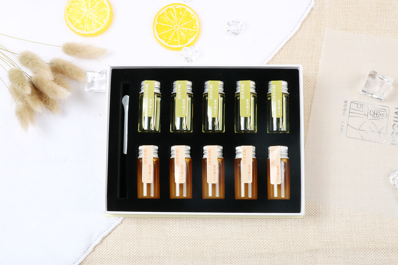 一款蜜油的摄影到宣传页面制作