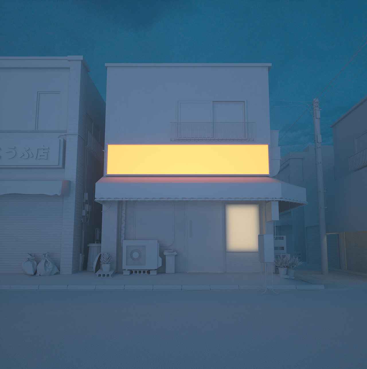 街道与按钮-临摹练习（图ZMTgzMzQ5MDgw） - 场景 - 站酷设计师ZIloong595原创素材 - 站酷ZCOOL