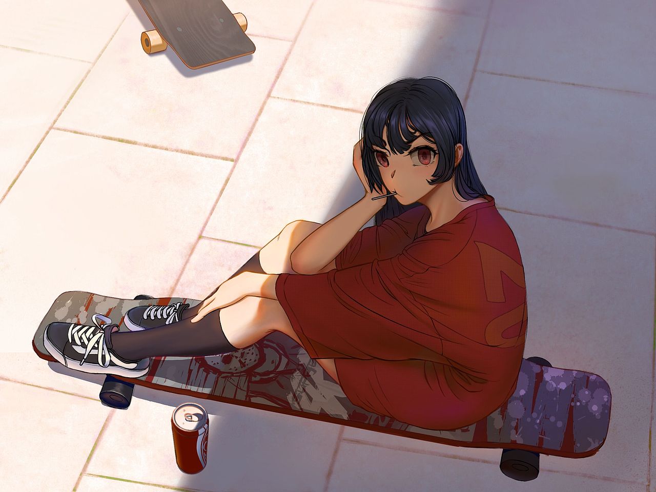 i 腾讯为家乡贴春联 & 天猫年货节标签二次元插画作品信息创作时间