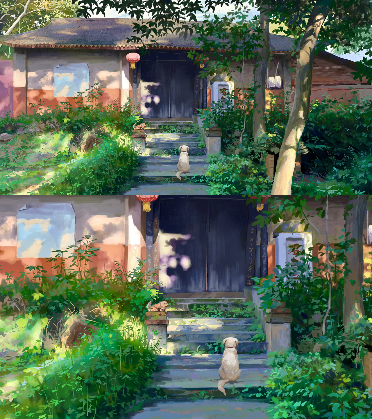 村里的破旧寺庙（图ZMzczODEwOTY0） - 创作习作 - 站酷设计师南宝山高师原创素材 - 站酷ZCOOL