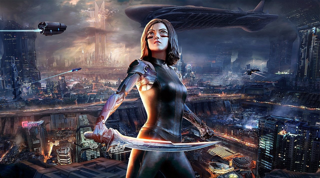 阿丽塔 战斗天使|平面|海报|fl研_原创作品-站酷zcool