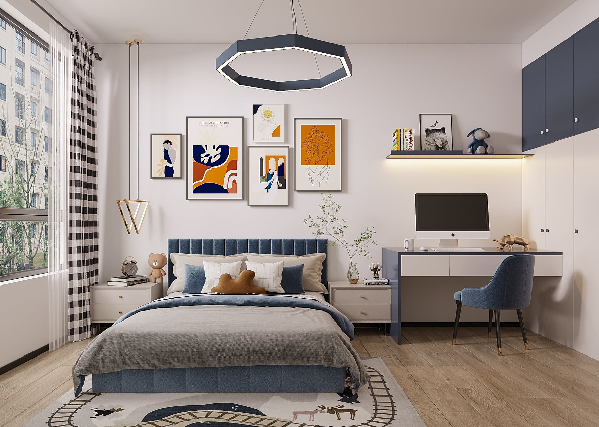 一个充满轻松、舒适的现代设计