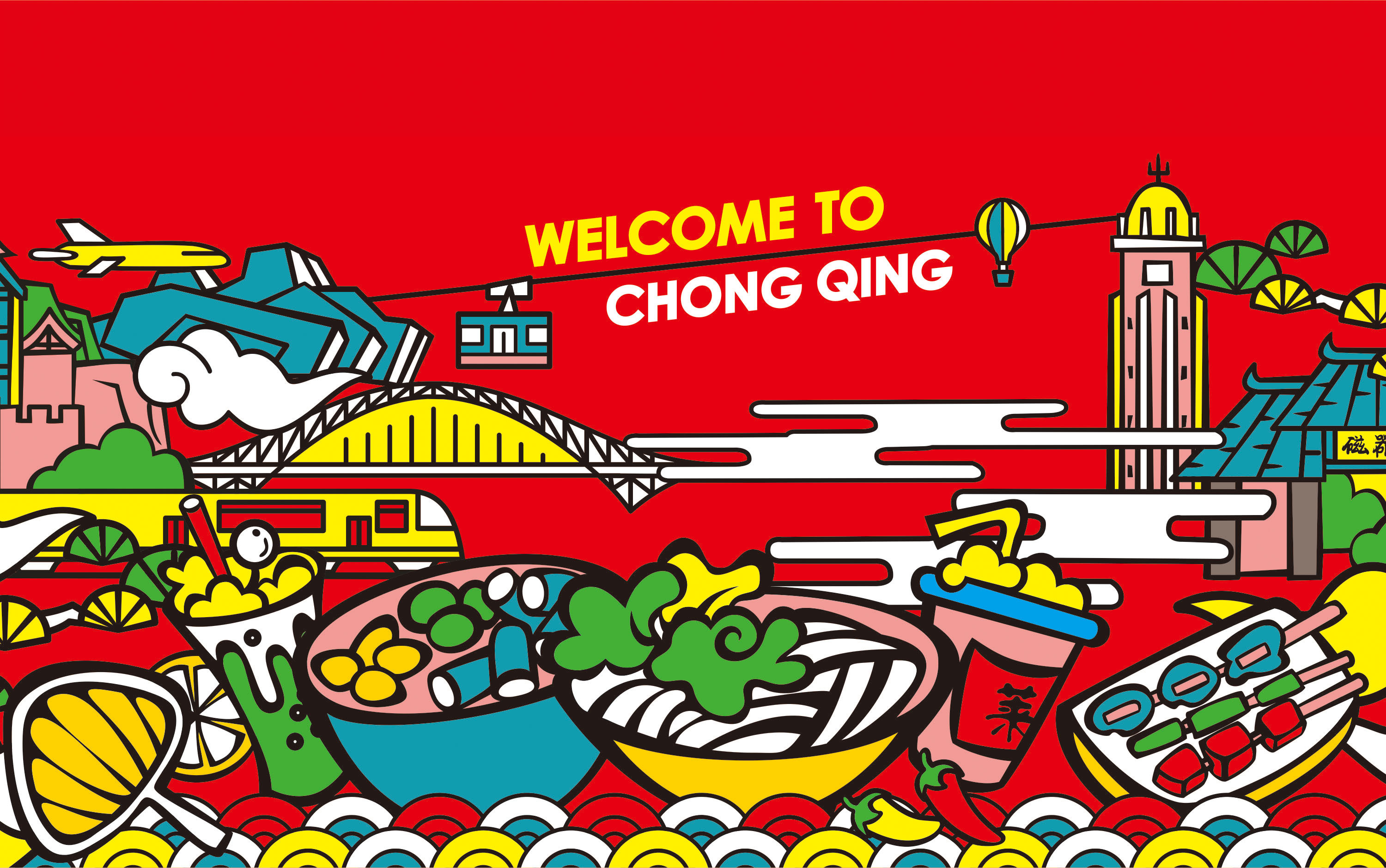 专注餐饮这几年——意合餐饮插画合集(上)