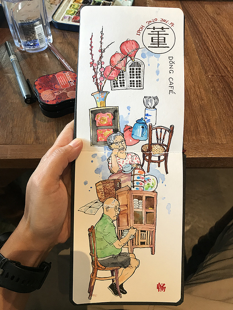 2020年初马来西亚短途采风·插画&速写