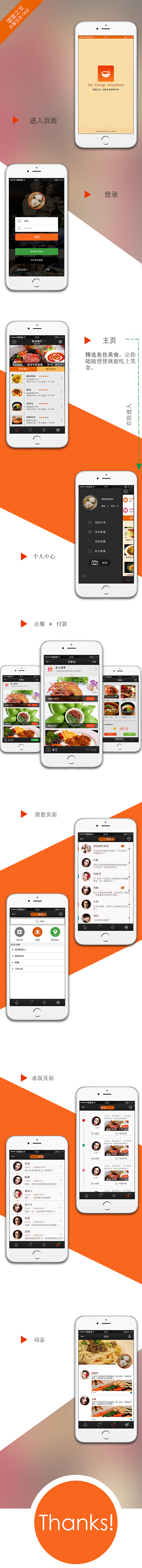 饭饭之交App（图ZMjE4MjIwNjQ=） - APP界面 - 站酷设计师abbymao原创素材 - 站酷ZCOOL