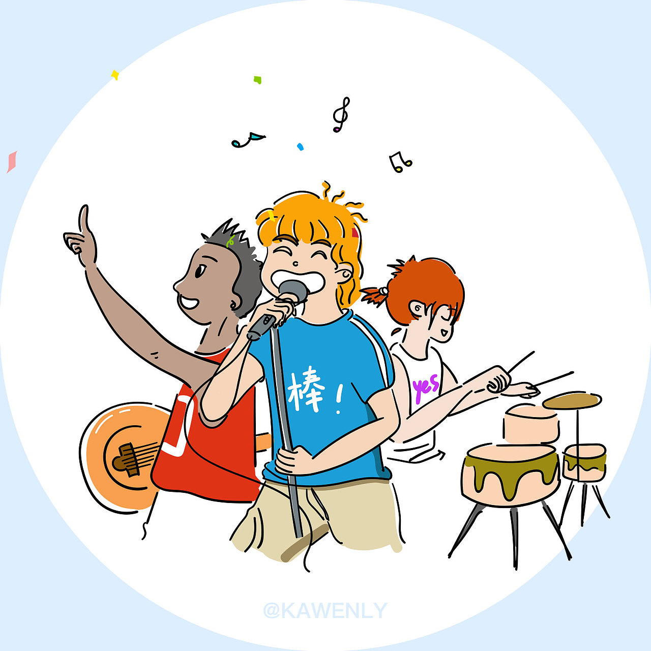 原创插画（图ZMTczNzE4ODc2） - 创作习作 - 站酷设计师Kawenly原创素材 - 站酷ZCOOL