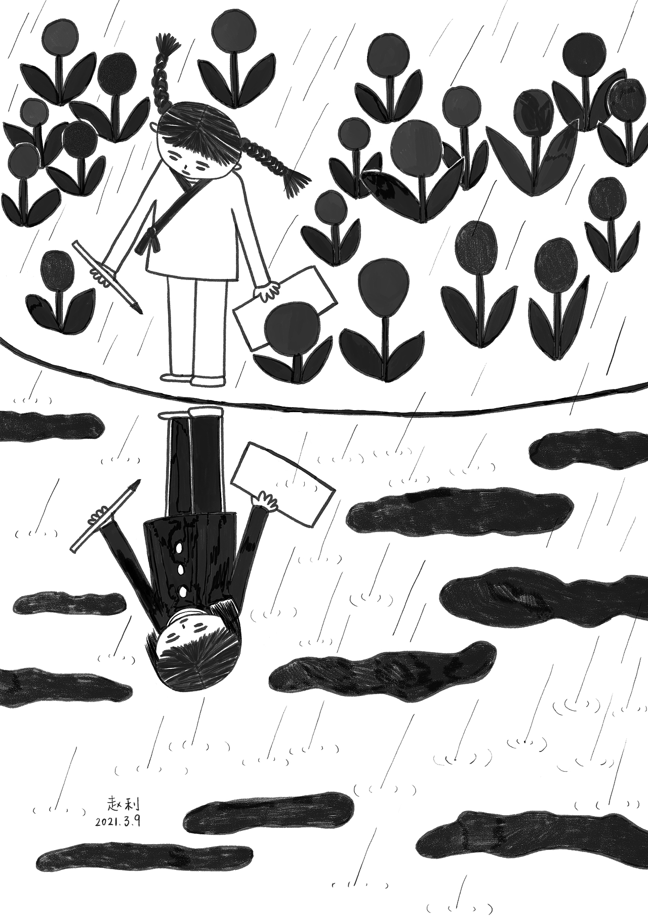 2021年第一季度繪畫(huà)總結(jié)（圖ZMjQ5OTcwNDcy） - 兒童插畫(huà) - 站酷設(shè)計(jì)師狗的事原創(chuàng)素材 - 站酷ZCOOL