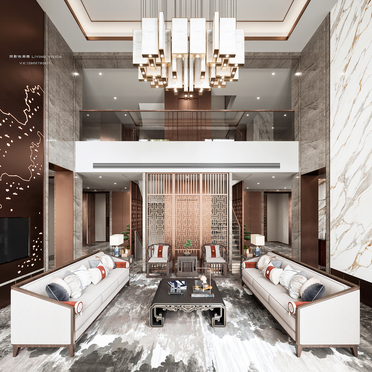 新中式别墅一套