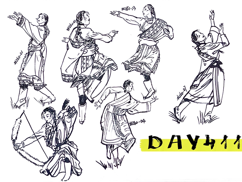 速写60天挑战第七次2023年9月到10月